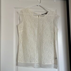 NWT limited brand white lace shirt size small
